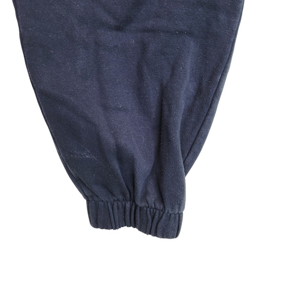 John Galt Sweatpants One Size Black Fleece Joggers Brandy Melville Relaxed Fit - Picture 2 of 5